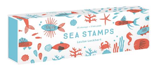 Sea Stamps: 25 stamps + 2 ink pads