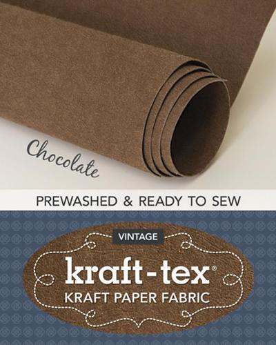 kraft-tex (R) Roll, Chocolate Prewashed: Kraft Paper Fabric (Kraft-Tex Vintage)