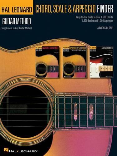 Hal Leonard Guitar Method Chord Scale & Arpeggio Finder Gtr Bk