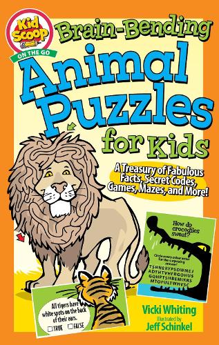 Brain-Bending Animal Puzzles for Kids: A Treasury of Fabulous Facts, Secret Codes, Games, Mazes, and More! (Happy Fox Books) For Kids Age 5-10 - Activity Book with Word Search, Brain Teasers, and More