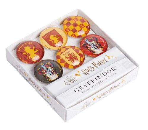 Harry Potter: Gryffindor Glass Magnet Set: Set of 6 (Classic Collection)