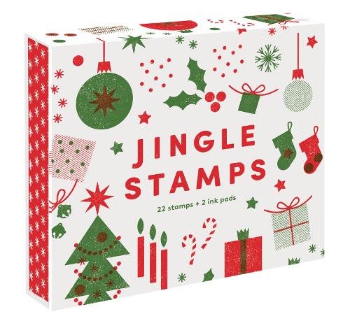 Jingle Stamps: 22 stamps + 2 ink pads