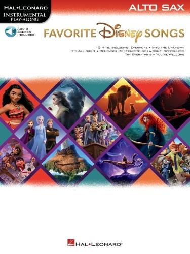 Favorite Disney Songs. Instrumental Play-along for Alto Sax. Book and Audio-Online (Hal Leonard Instrumental Play-along)