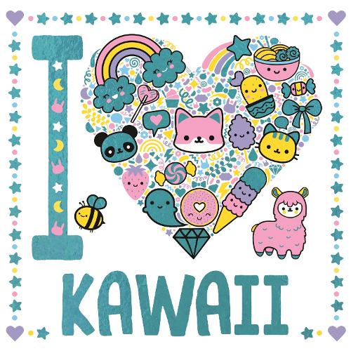 I Heart Kawaii (I Heart Colouring)