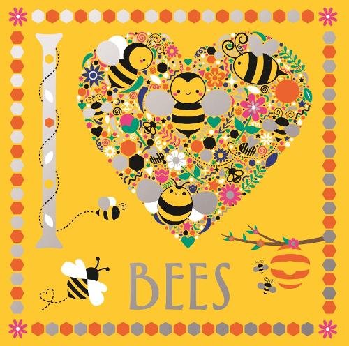 I Heart Bees (I Heart Pocket Colouring)