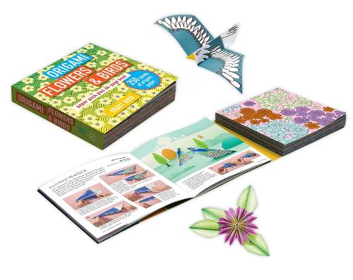 Origami Flowers and Birds: Paper pack plus 64-page book (Origami Paper & Book)