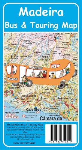 Madeira Bus and Touring Map (8th edition)