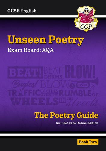 New Grade 9-1 GCSE English Literature AQA Unseen Poetry Guide - Book 2