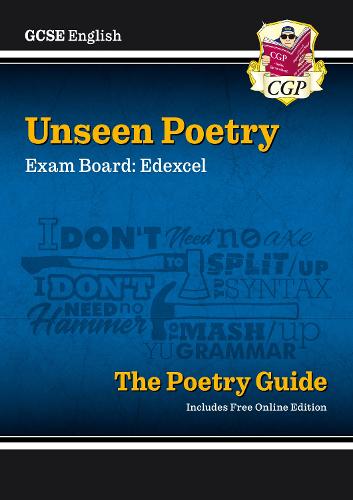 New Grade 9-1 GCSE English Literature Edexcel Unseen Poetry Guide (CGP GCSE English 9-1 Revision)