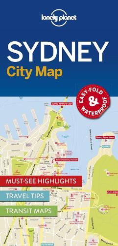 Lonely Planet Sydney City Map (Travel Guide)