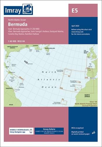 Imray Chart E5: Bermuda (E Chart)