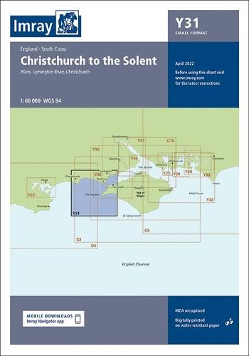 Imray Chart Y31: Christchurch to the Solent (Small Format) (Y Charts)