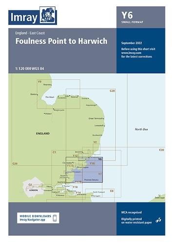 Imray Chart Y6: Suffolk and Essex Coasts (Y series)