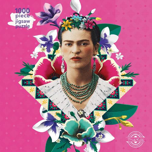 Adult Jigsaw Frida Kahlo Pink: 1000 piece jigsaw (1000-piece jigsaws): 1000-piece Jigsaw Puzzles