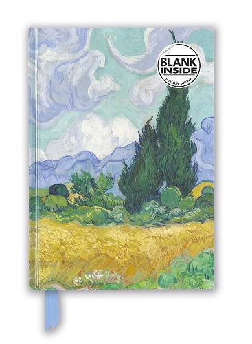 Vincent van Gogh: Wheat Field with Cypresses (Foiled Blank Journal) (Flame Tree Blank Notebooks)