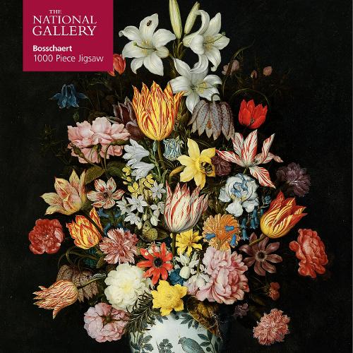 Adult Jigsaw Puzzle National Gallery Bosschaert the Elder: A Still Life of Flowers: 1000-piece Jigsaw Puzzles