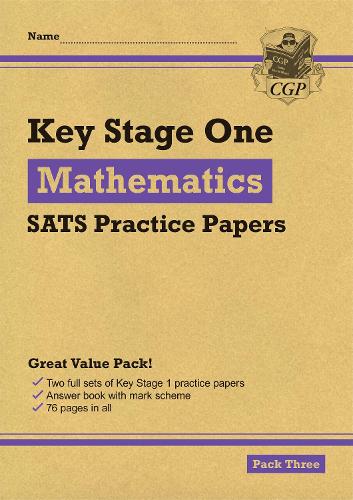 New KS1 Maths SATS Practice Papers: Pack 3 (for the 2020 tests) (CGP KS1 SATs Practice Papers)