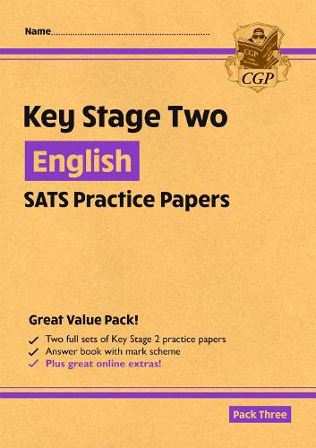 New KS2 English SATS Practice Papers: Pack 3 (for the 2020 tests) (CGP KS2 SATs Practice Papers)