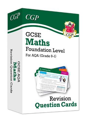 Grade 9-1 GCSE Maths AQA Revision Question Cards - Foundation: superb for the 2023 and 2024 exams (CGP AQA GCSE Maths)