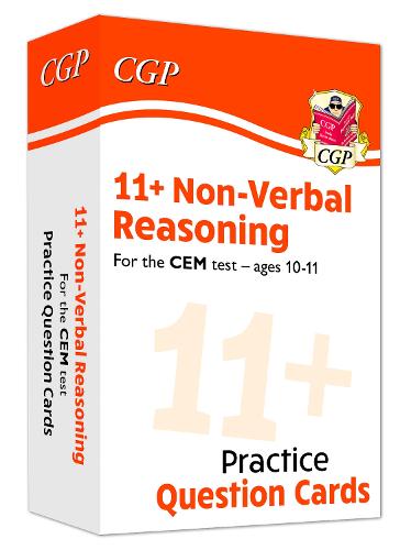 New 11+ CEM Non-Verbal Reasoning Practice Question Cards - Ages 10-11 (CGP 11+ CEM)