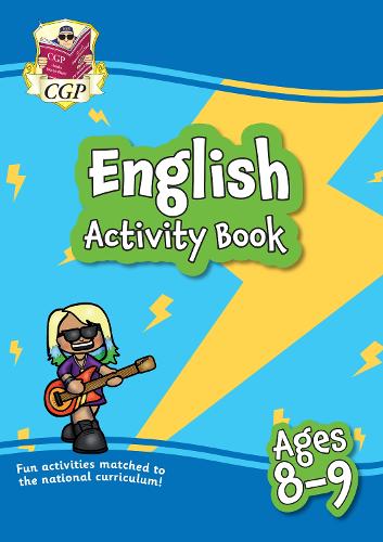 New English Home Learning Activity Book for Ages 8-9 (CGP Primary Fun Home Learning Activity Books)