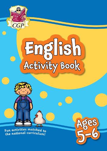 New English Home Learning Activity Book for Ages 5-6 (CGP Primary Fun Home Learning Activity Books)