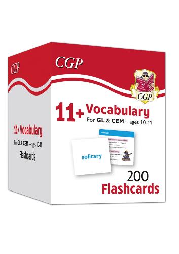 New 11+ Vocabulary Flashcards - Ages 10-11: perfect for the 2020 and 2021 exams