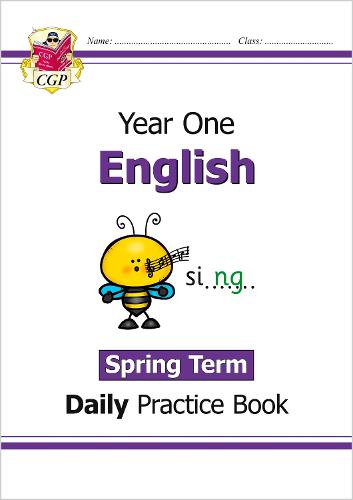New KS1 English Daily Practice Book: Year 1 - Spring Term: superb for catch-up and learning at home (CGP KS1 English)
