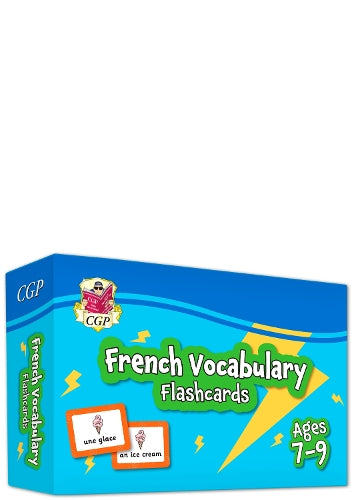 French Vocabulary Flashcards for Ages 7-9 (with Free Online Audio) (CGP KS2 Activity Books and Cards)