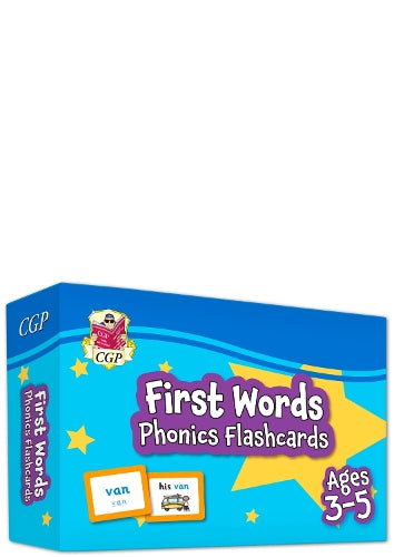 New First Words Phonics Flashcards for Ages 3-5: perfect for starting school (CGP Reception Activity Books and Cards)