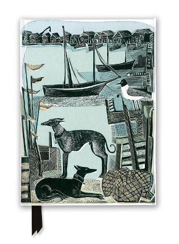 Angela Harding: Harbour Whippets (Foiled Journal) (Flame Tree Notebooks)