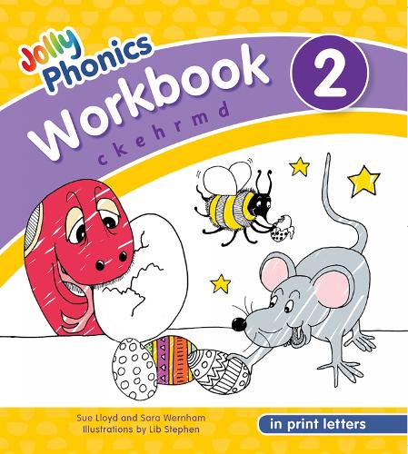 Jolly Phonics Workbook 2 in Print Letters