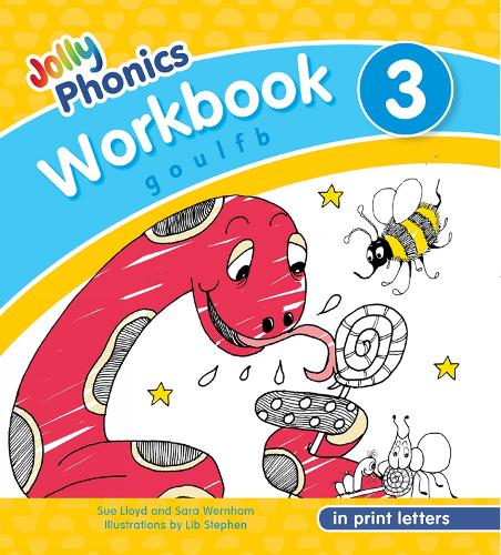 Jolly Phonics Workbook 3 in Print Letters