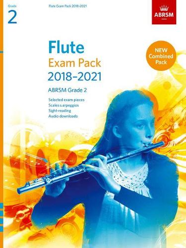 Flute Exam Pack 2018-2021, ABRSM Grade 2: Selected from the 2018-2021 syllabus. Score & Part, Audio Downloads, Scales & Sight-Reading (ABRSM Exam Pieces)
