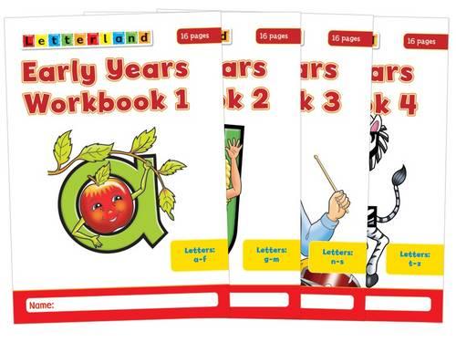 Early Years Workbooks: No. 1-4 (Letterland)