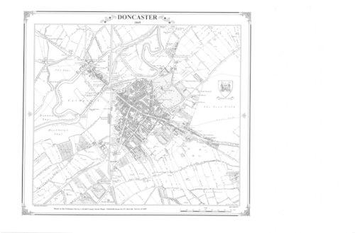 Doncaster 1849 Heritage Cartography Victorian Town Map