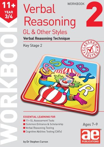 11+ Verbal Reasoning Year 3/4 GL & Other Styles Workbook 2: Verbal Reasoning Technique