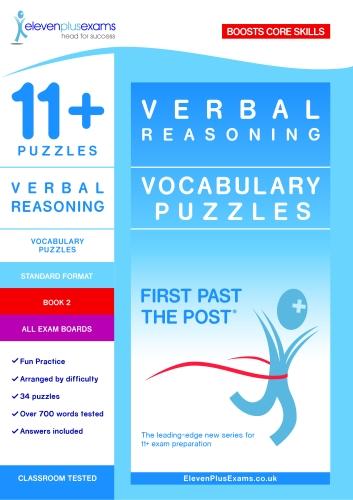 11+ Puzzles Vocabulary Puzzles Book 2 (First Past the Post)