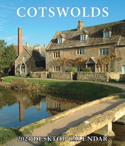 Cotswolds Large Desktop Calendar - 2024