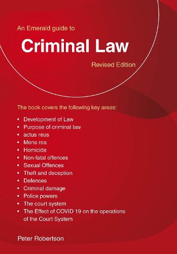 Criminal Law: An Emerald Guide