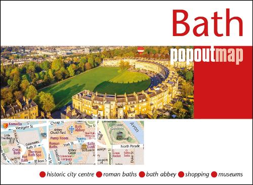 Bath PopOut Map (PopOut Maps) - pocket size, pop up map of Bath