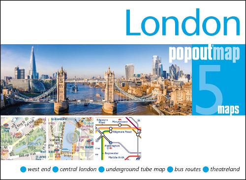 London PopOut Map (PopOut Maps) - pocket-size, pop up city map of London
