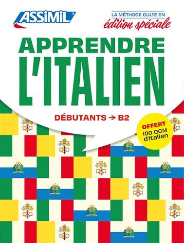 Pack Tel Apprendre L'Italien 2022 Edition speciale: Pack avec 1 t�l�chargement audio et 1 livret de 100 QCM niveau A2