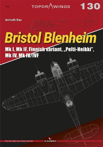Bristol Blenheium: Mk I, Mk If, Finnish Variant, Pelti-Heikki, Mk IV, Mk IV/Ivf (Top Drawings)