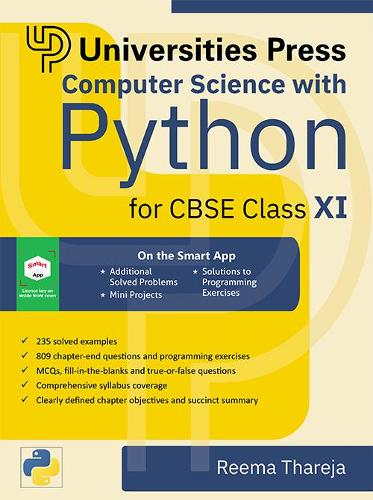 Computer Science with Python for CBSE Class XI (CBSE Higher Secondary)