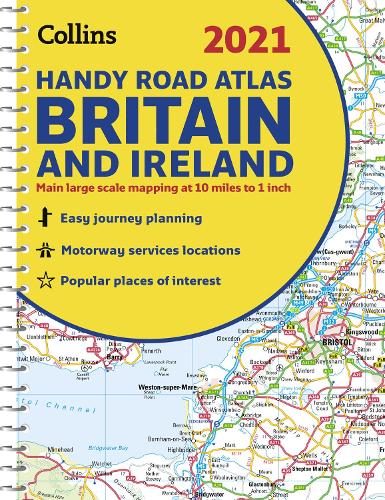 Road Atlas Britain 2021 Handy: A5 Spiral (Collins Road Atlas)