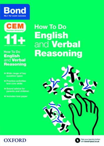 Bond 11+: English and Verbal Reasoning: How To Do