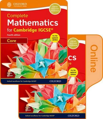 Complete Mathematics for Cambridge IGCSE® Print & Online Student Book (Core) (Cie Igcse Complete)