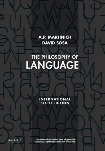 Philosophy of Language (Revised)