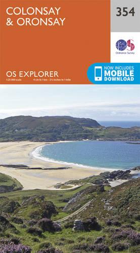OS Explorer Map (354) Colonsay and Oronsay
